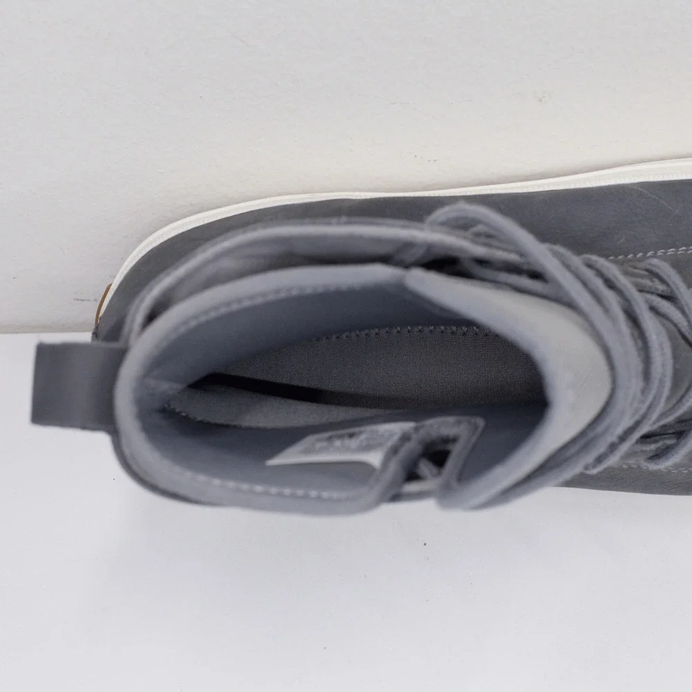 CONVERSE All Star Waterproof Nubuck Leather High Top Boot Sneakers Grey Sz 11.5 - Picture 6 of 8